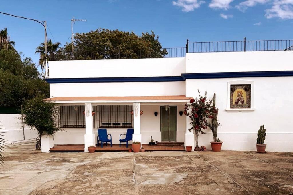 Sagrado Corazon - Chalet Con Piscina, A 25M Playa Sanlucar de Barrameda Bagian luar foto